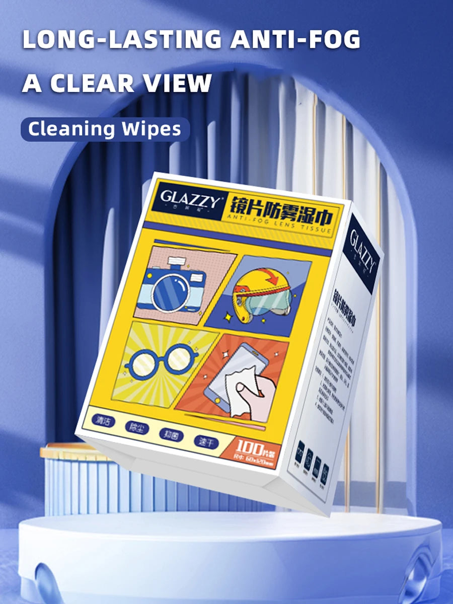 Crystal-Clear PowerLens Cleaning Wipes