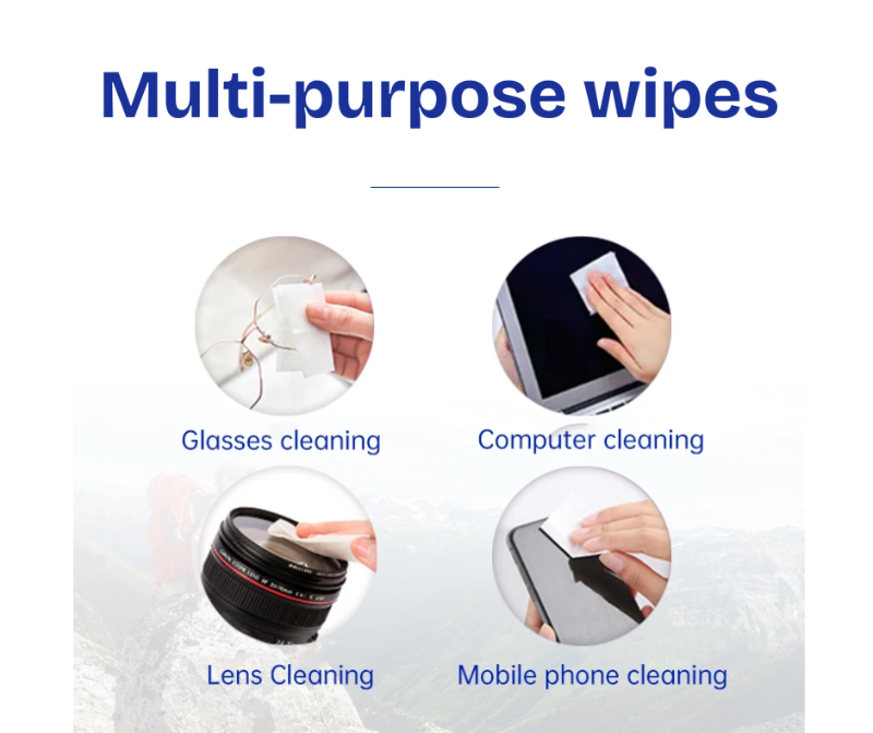 Crystal-Clear PowerLens Cleaning Wipes